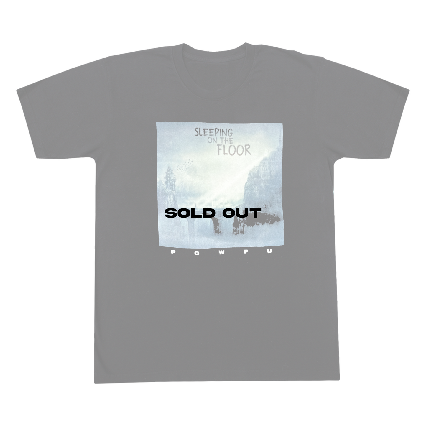 Sleeping On the Floor Short Sleeve Tee - Black